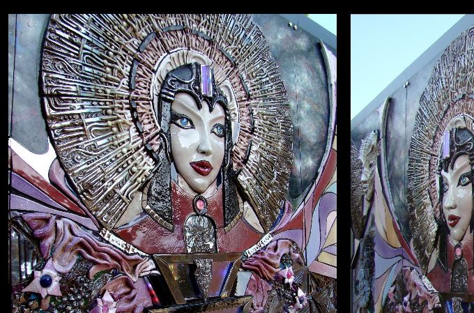 <EL GEN LUZ>  Ceramic and electronic artwork with light and sound. (Global novelty)